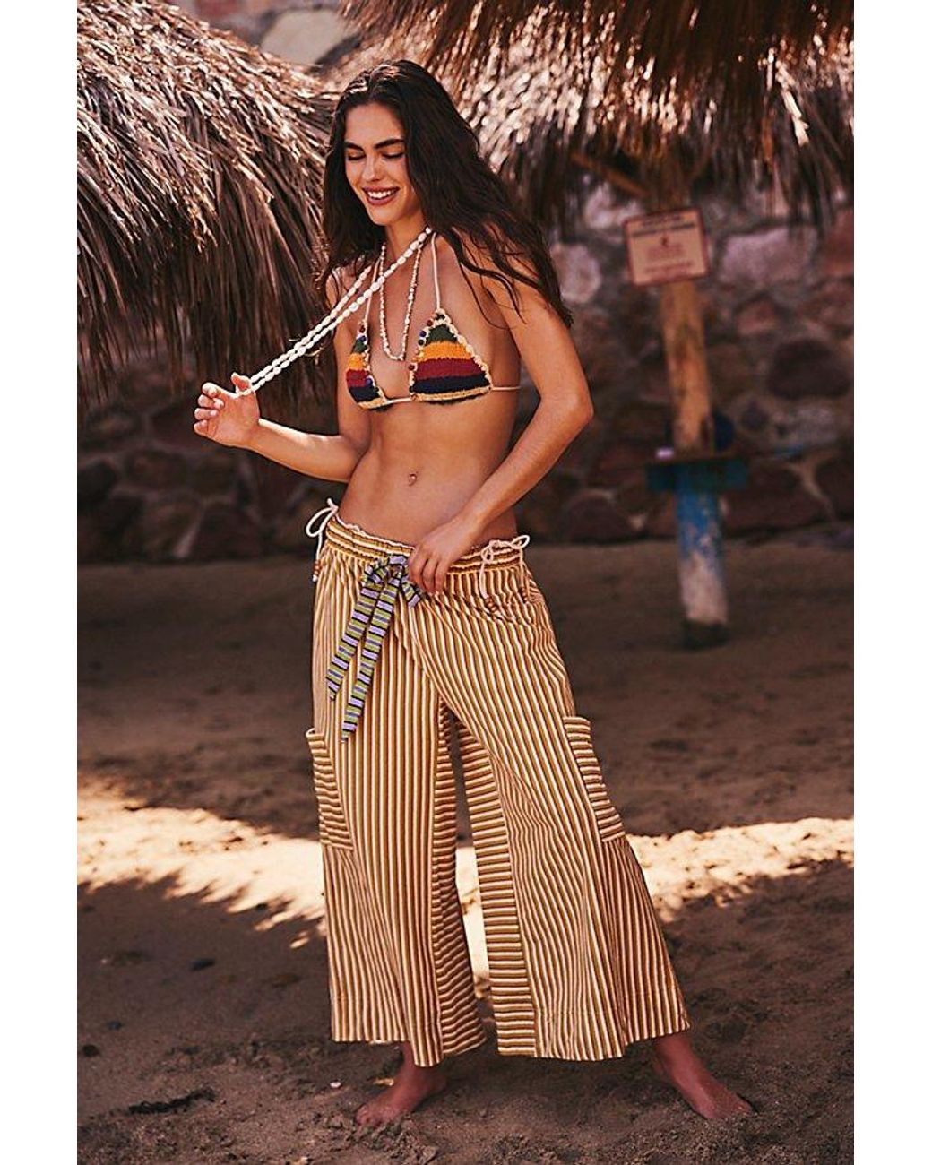 free-est Black Blanche Trousers