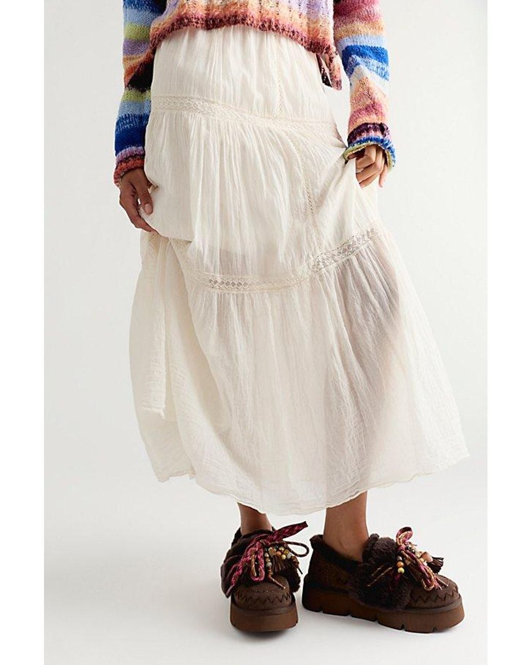 Nan-Ku Couture Brown Iceland Shearling Moccasins By