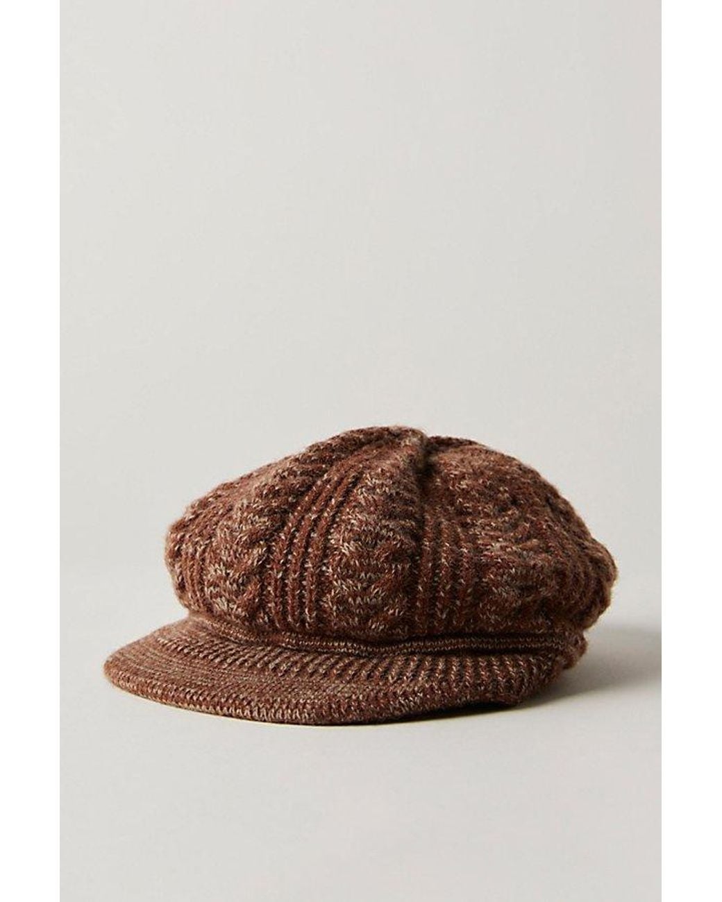 Free People Black Loui Sweater Cadet Hat