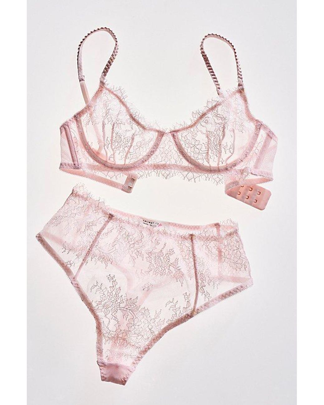 Intimately By Free People Brown Lacebound Demi Underwire Bra By