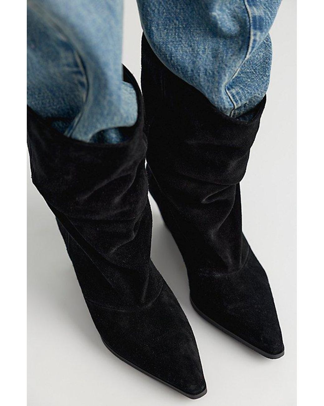 Seychelles Blue So True Slouch Boots Shoe By