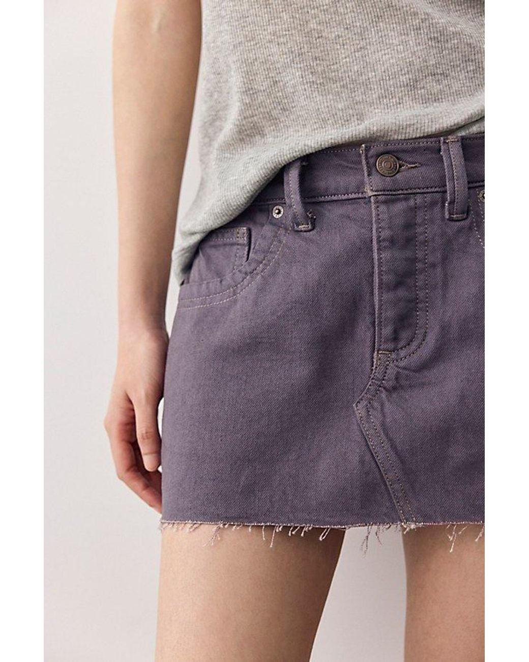 Free People Multicolor Lainey Low-Rise Mini Skirt
