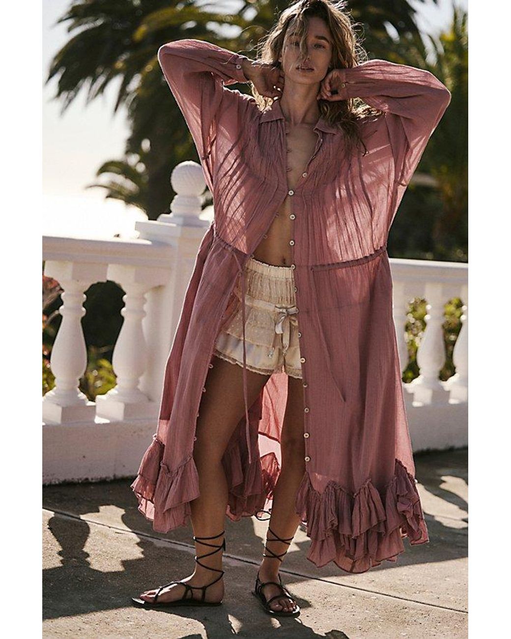 knee length dresses for ladies Noa Plunged Maxi Dress | Pineapple Wallflower | Dresses
