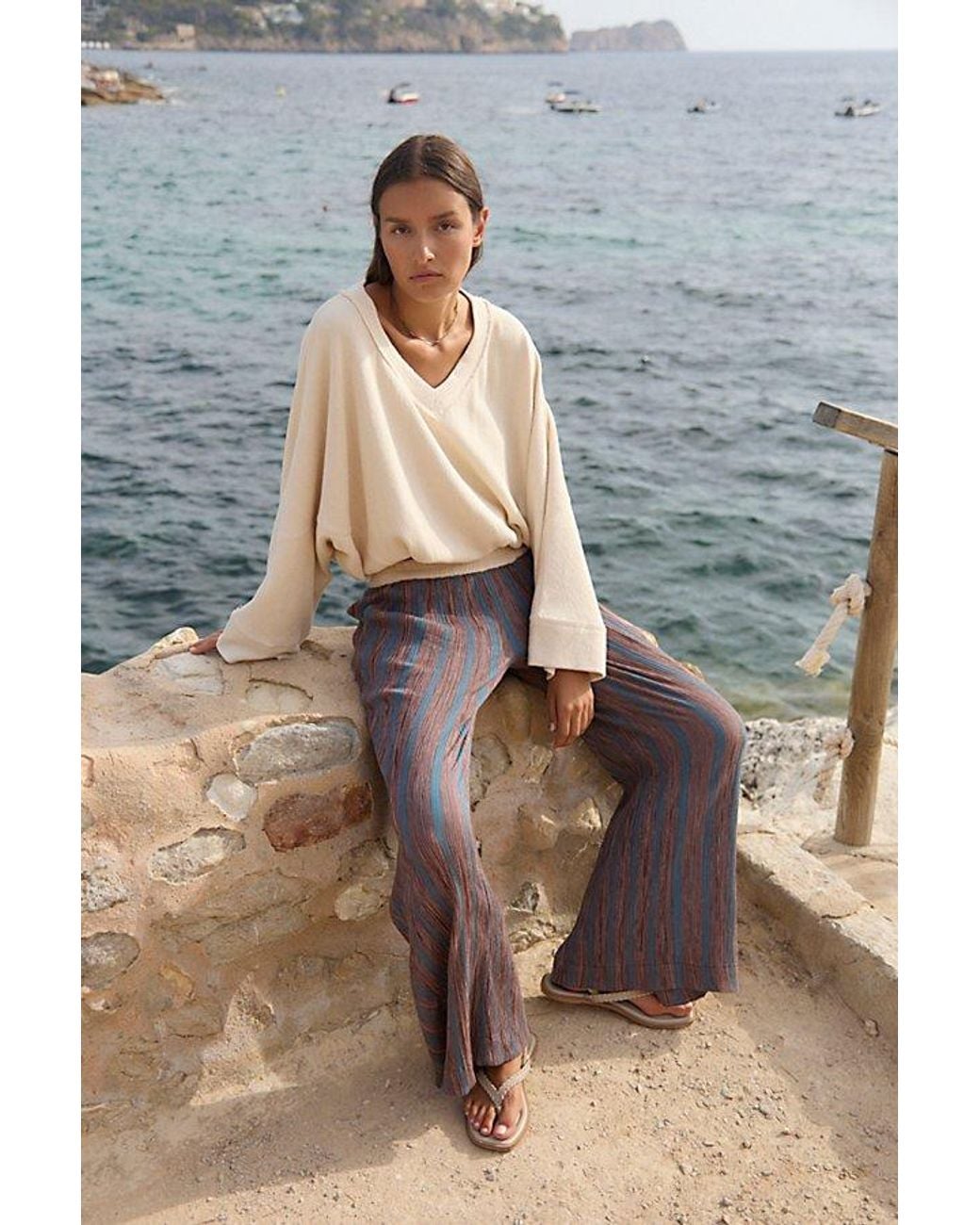 free-est Gray Brb Solid Pullover By
