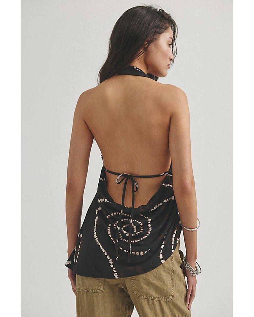 Free People Multicolor Helena Printed Halter Top