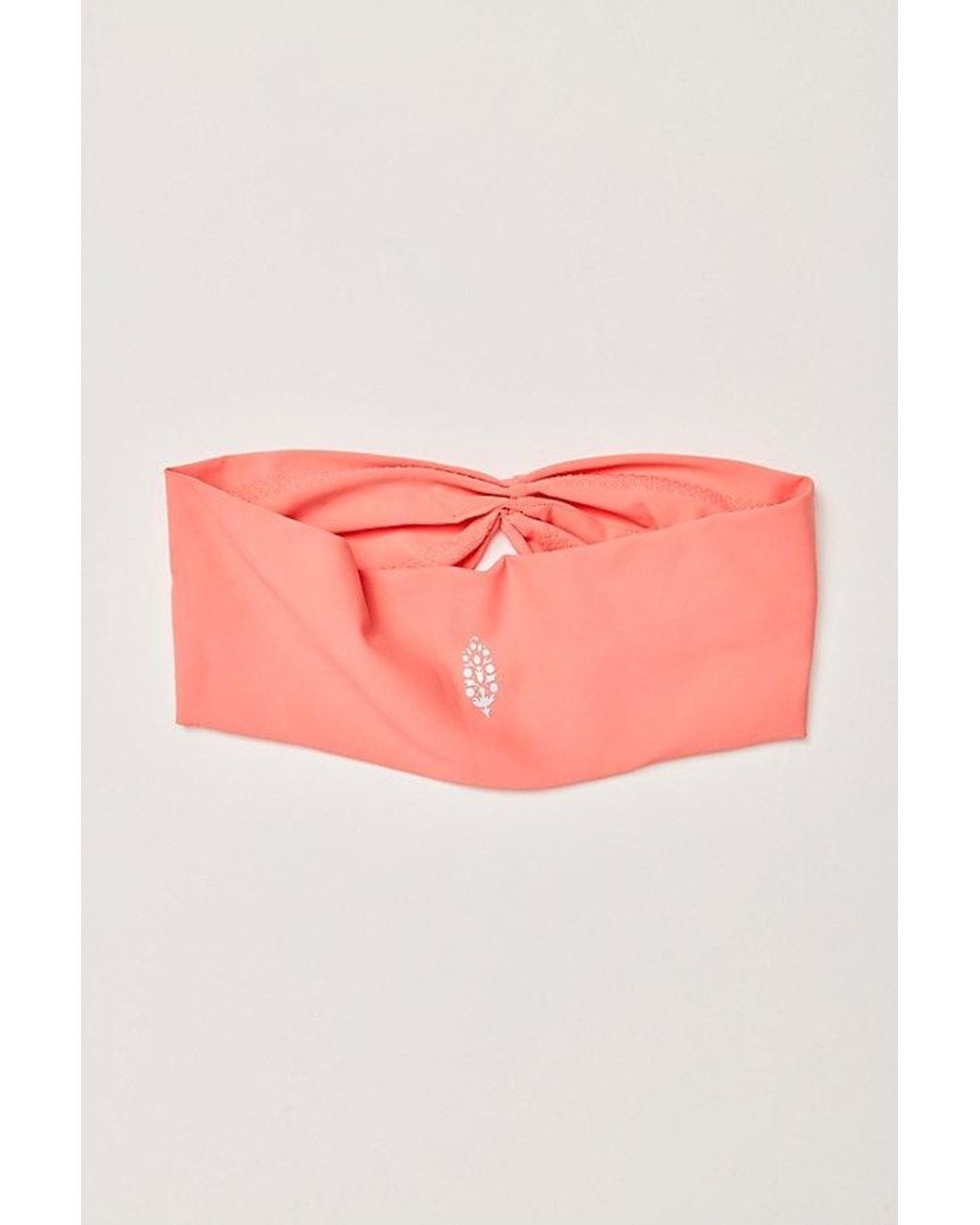Free People Pink Slam Dunk Silicone Grip Soft Headband