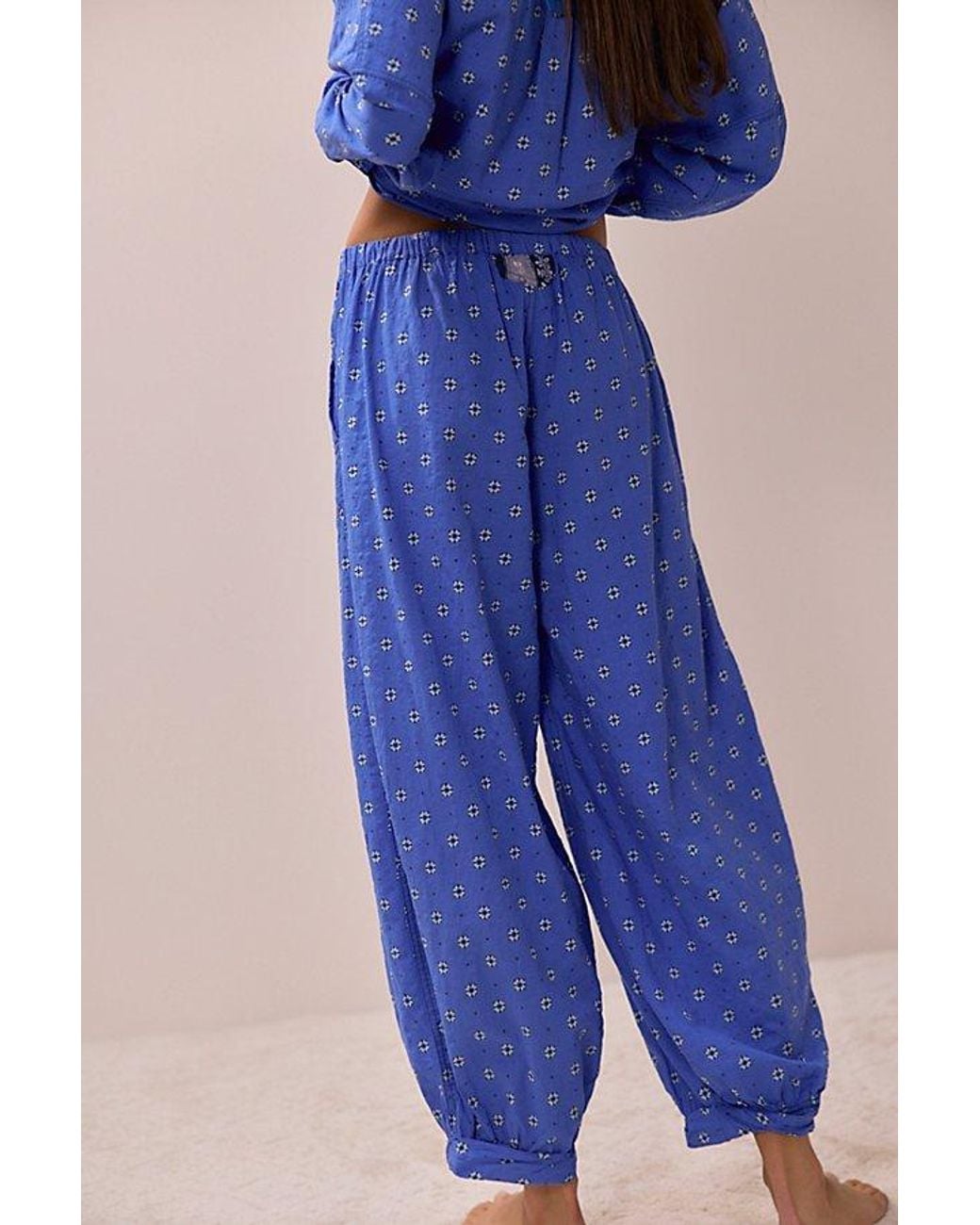 Intimately By Free People Blue On Repeat Pyjama Trousers By
