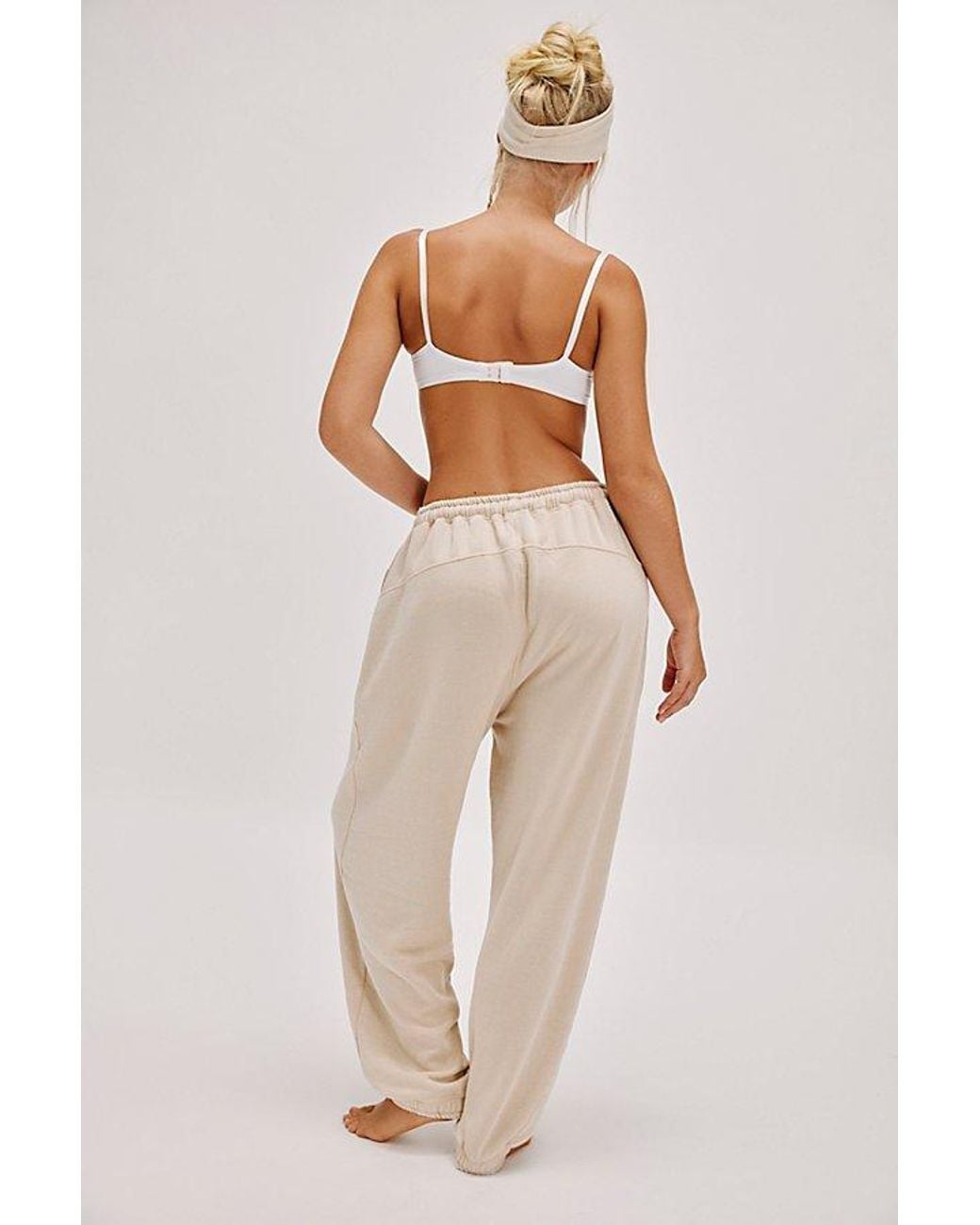 Intimately By Free People Natural Slow It Down Joggers