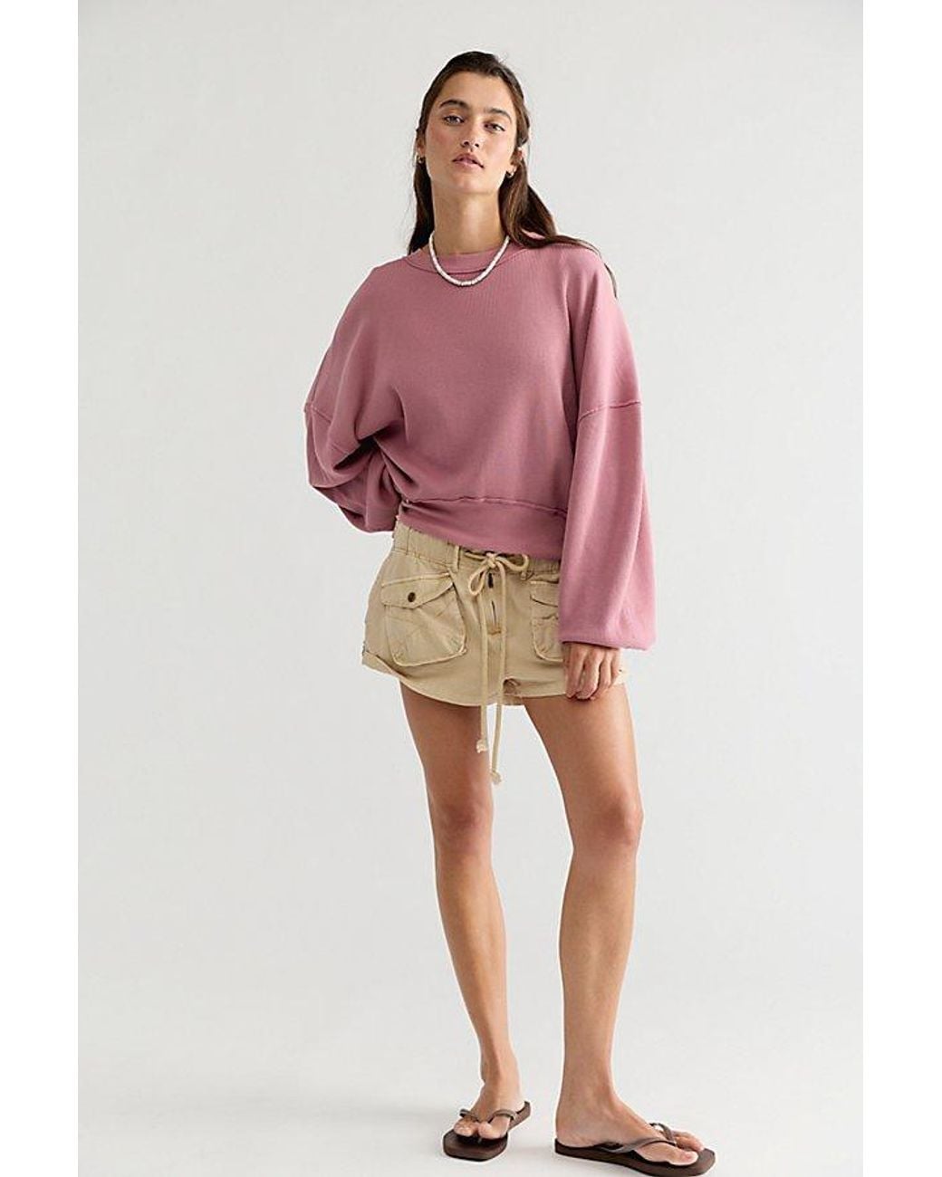 Free People Pink Skyline Thermal