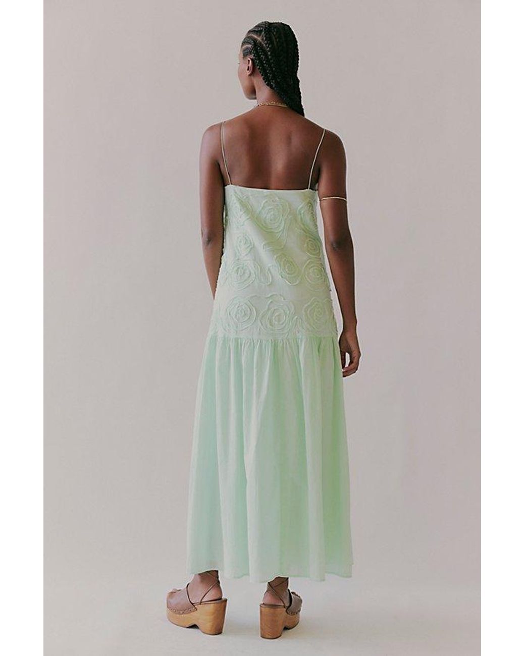bec and bridge mint green dress Dark Green Velvet Long Straps Floor Length Party Dress, Green Prom Dre –  Cutedressy main image 0