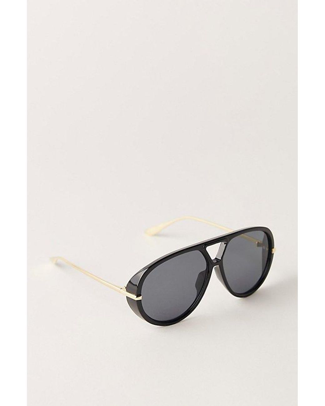 Free People Green Sunday Afternoon Oversized Aviator Sunglasses