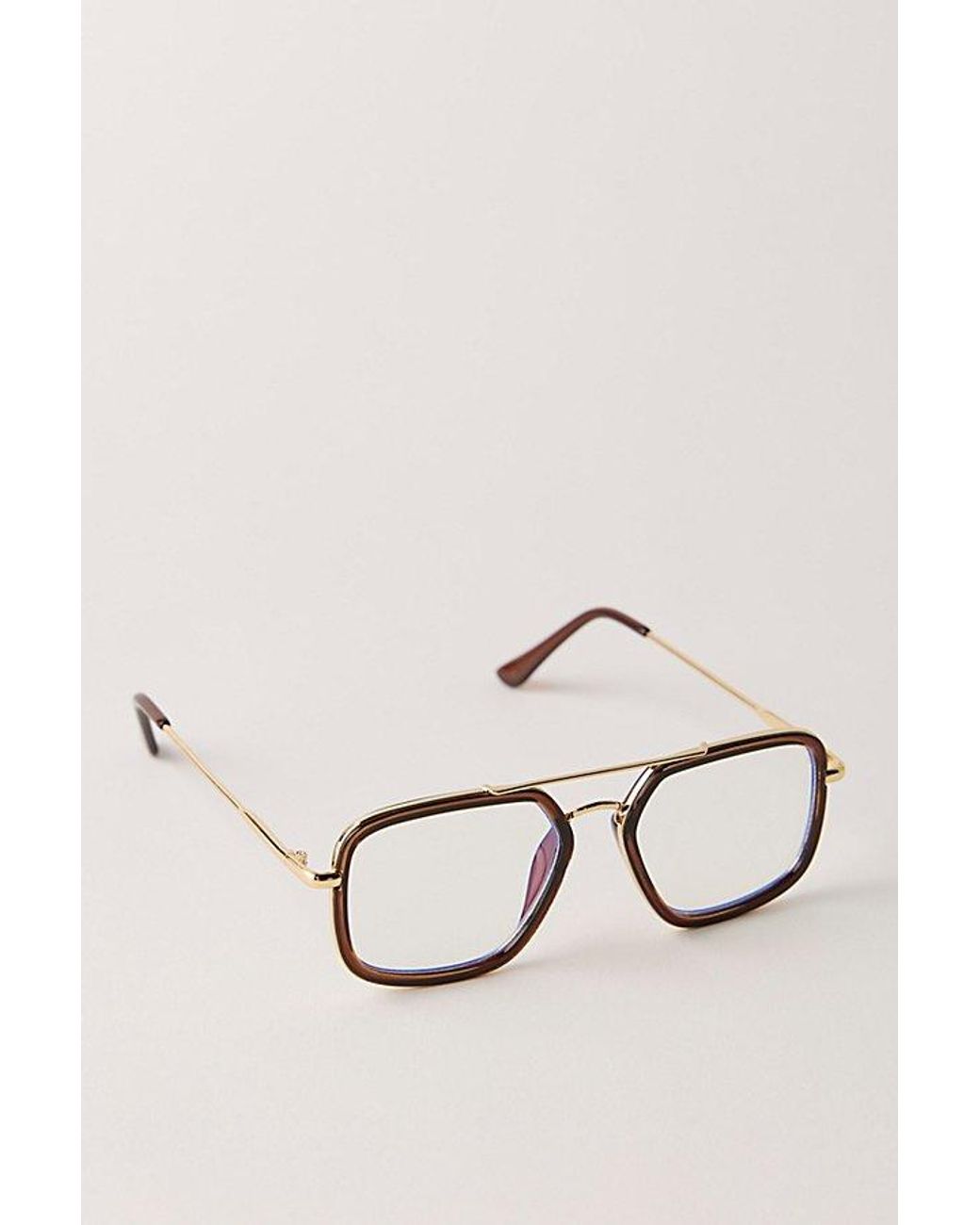 Free People Black Luna Classic Tinted Aviator Sunglasses