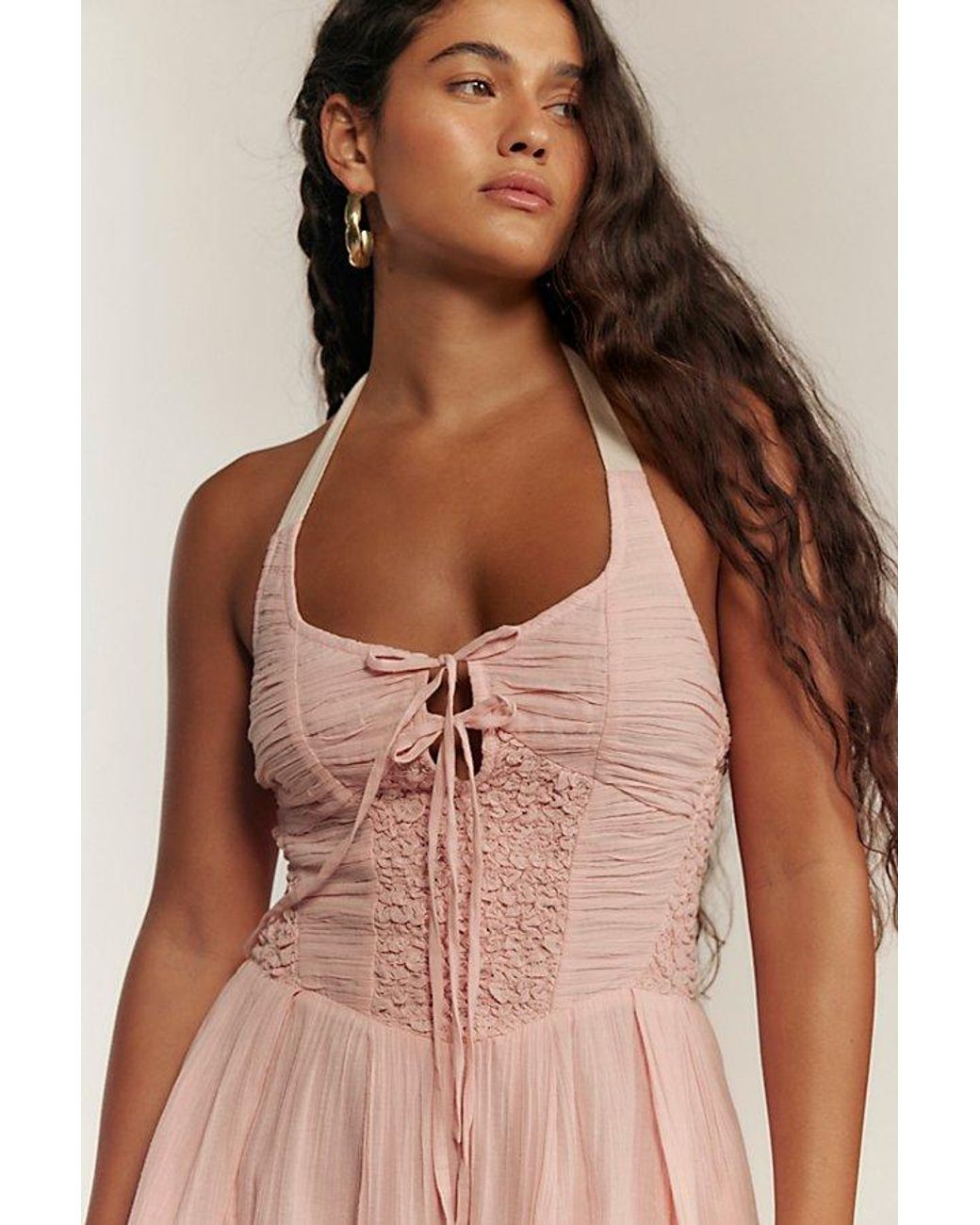 free-est Brown A Masterpiece Maxi Dress By