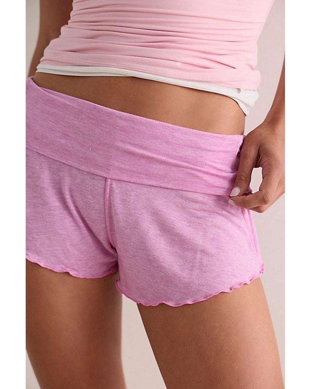 Intimately By Free People Purple Soft Company Shorts By