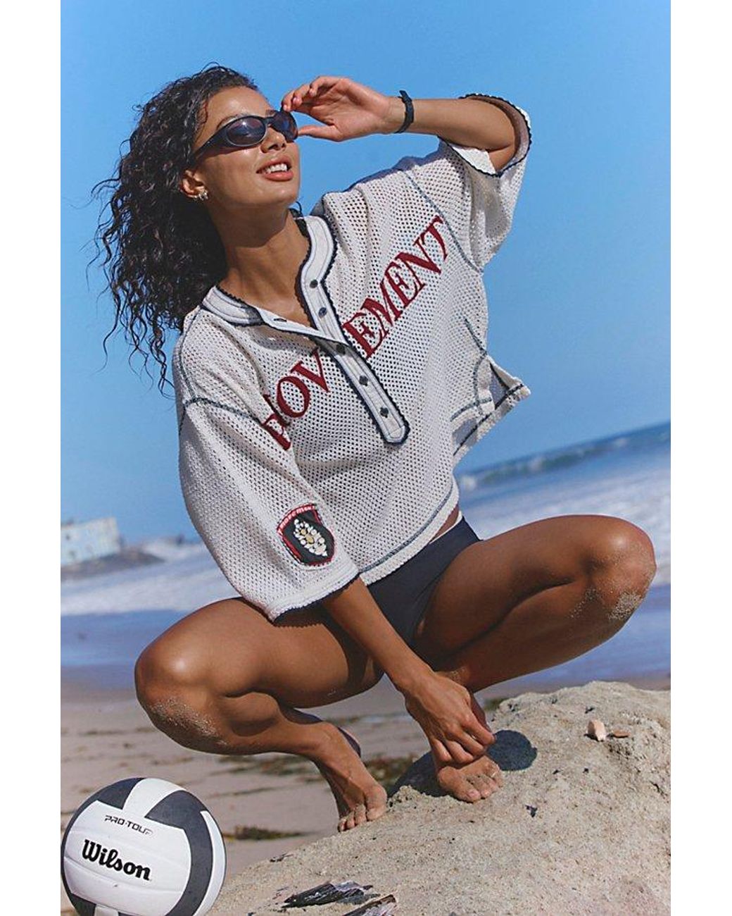 Fp Movement Gray Camp Out Tee
