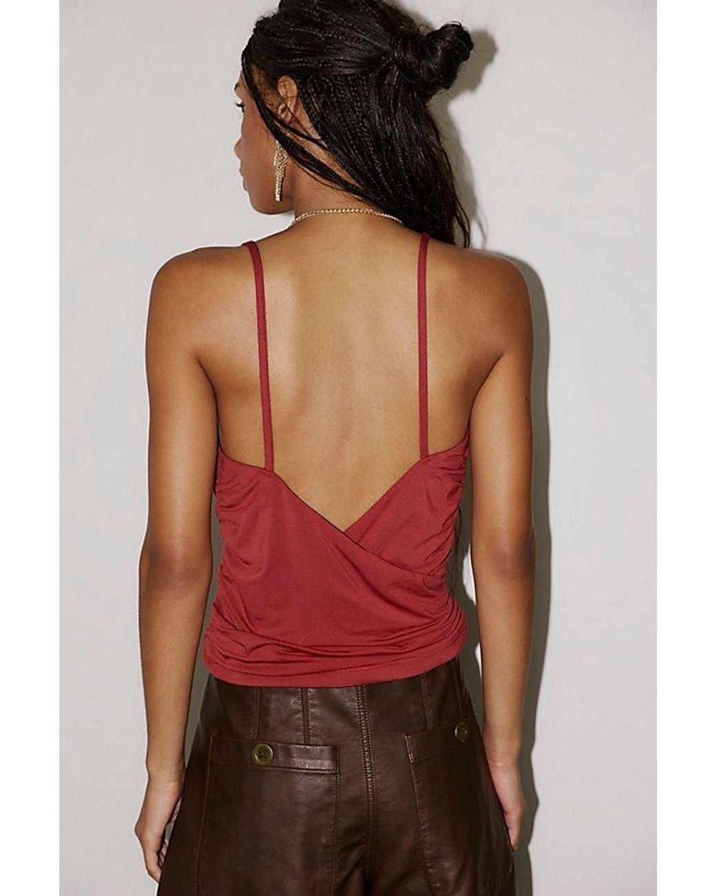 Intimately By Free People Red After Hours Convertible Cami By