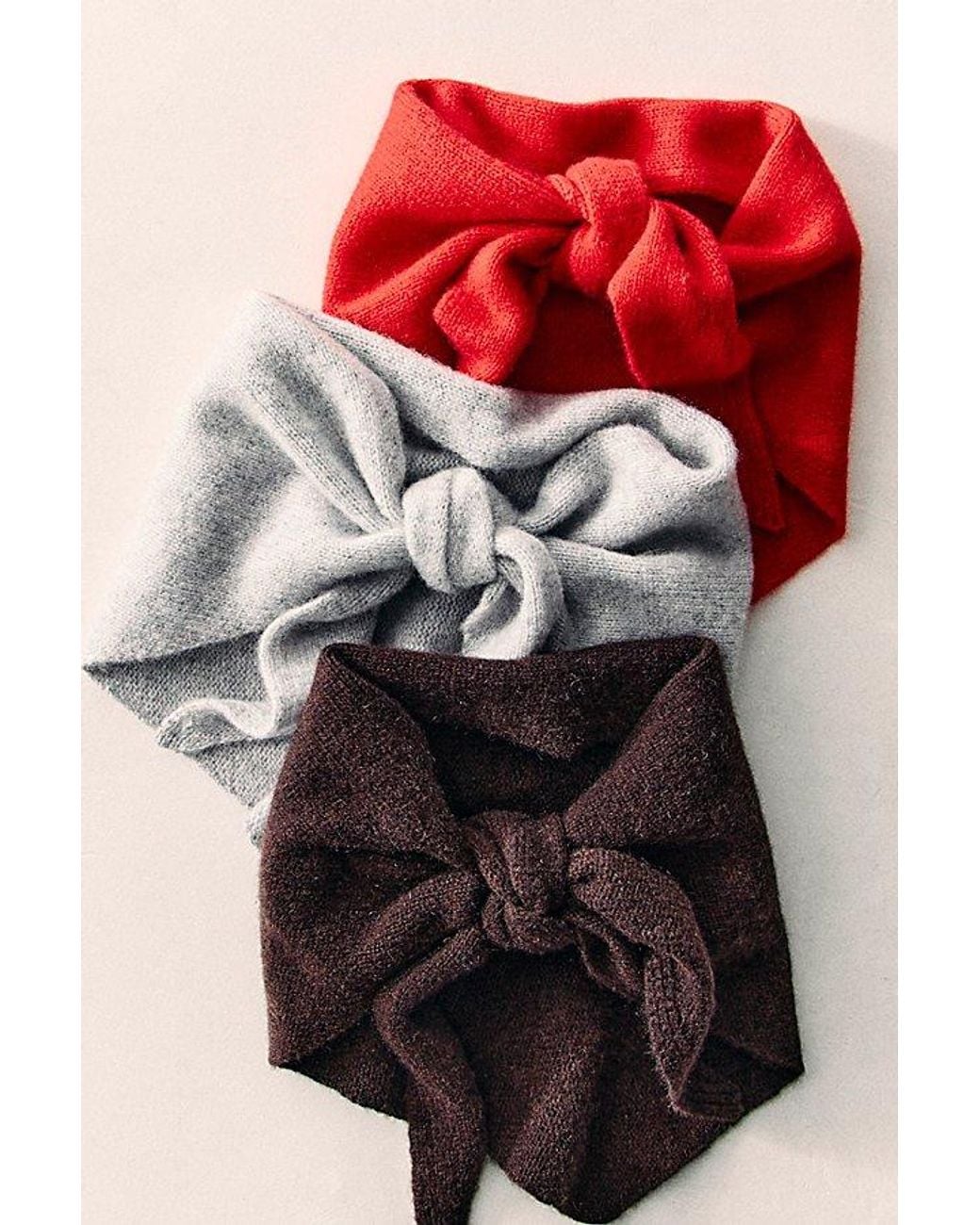 Free People Brown Cashmere Triangle Scarf
