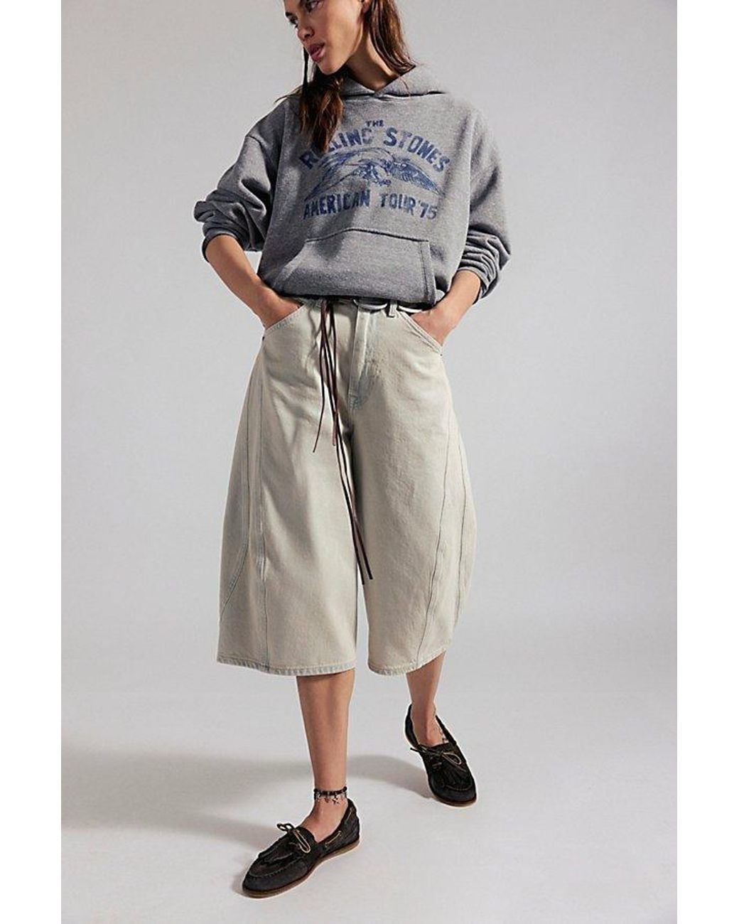 Free People Gray Benny Boat Shoes Shoe