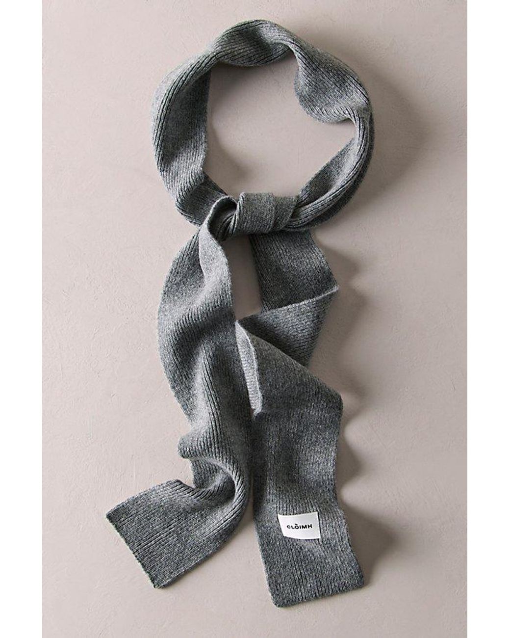 CLÒIMH Blue Soft Wool Mini Scarf