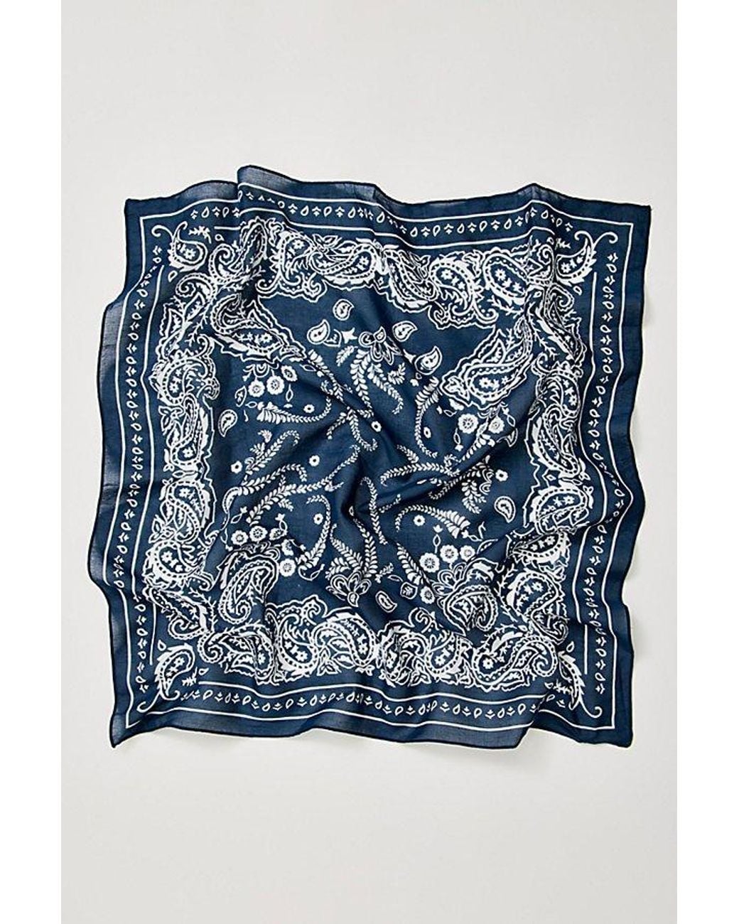 Free People Blue Century Cotton Bandana
