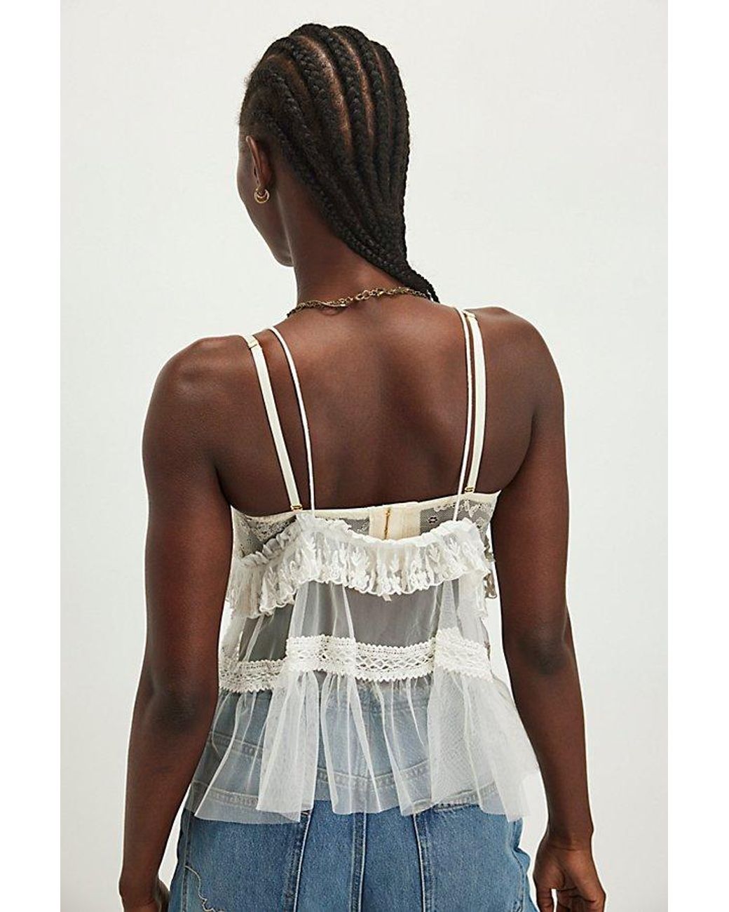 フリーピープル Free People Sofia Embroidered Tank レディース シャツ トップス Ivory Free People Sofia Embroidered Tank in Ivory | REVOLVE