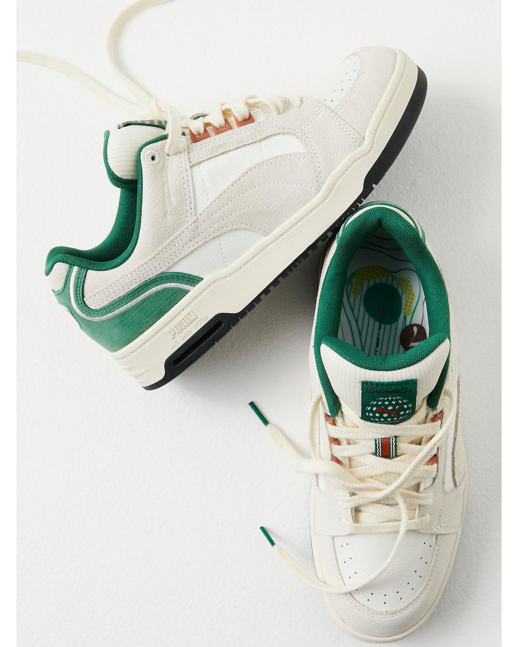 Free People Slipstream Lo Fast Green Sneakers Lyst