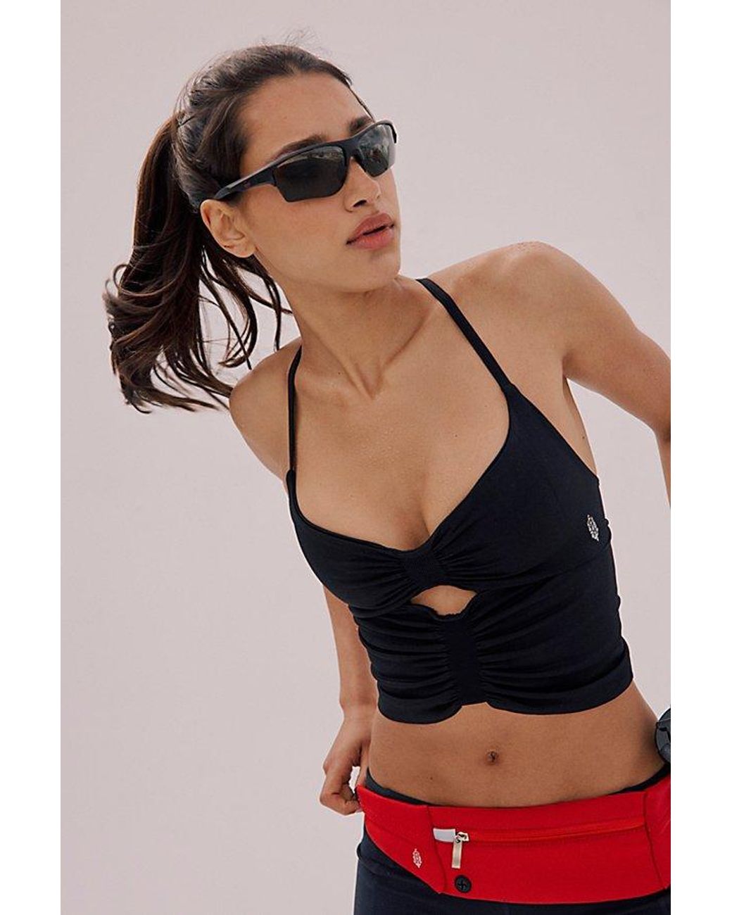 Fp Movement Red Backstage Twist Cami