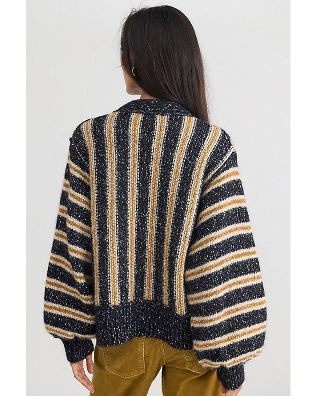 Free People Multicolor Paper Planes Pullover