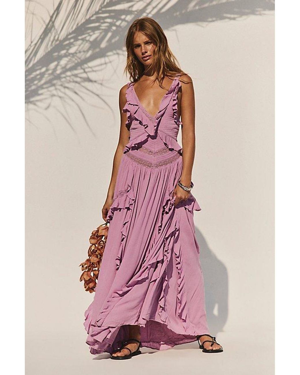 free-est Pink Marsai Maxi Dress By