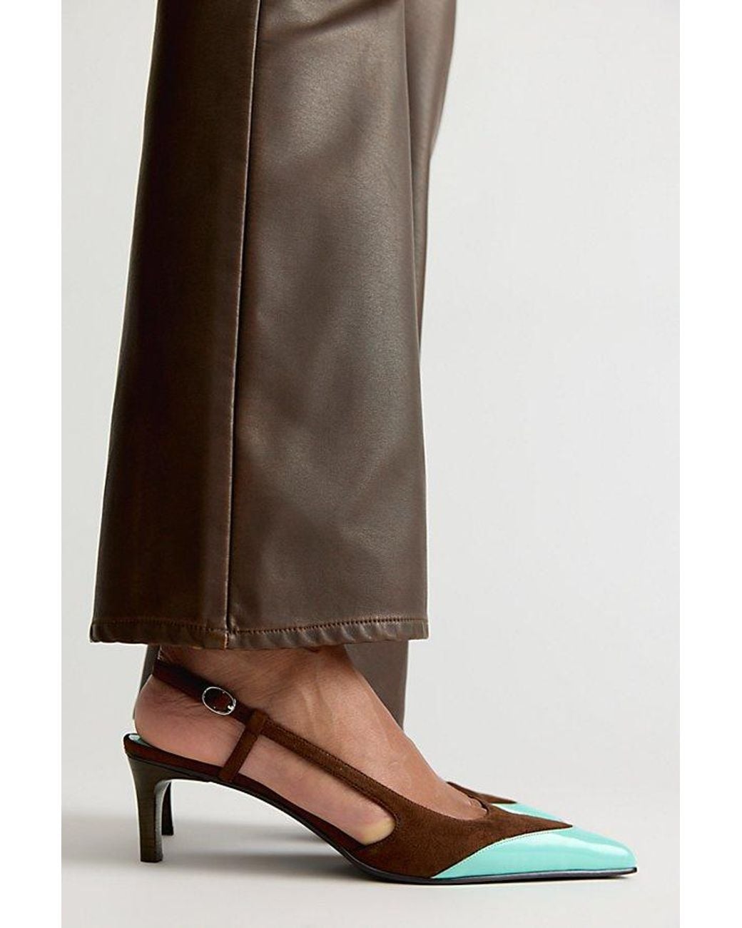 Jeffrey Campbell Brown Seeing Double Heels By