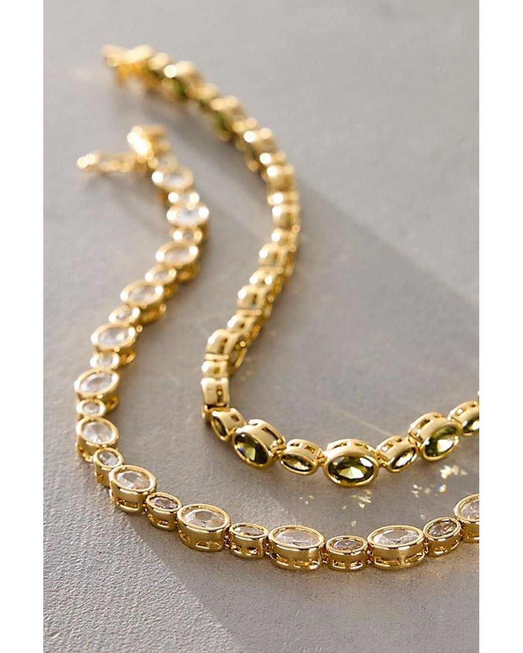 Daisy London Metallic X Free People Adeline Tennis Bracelet