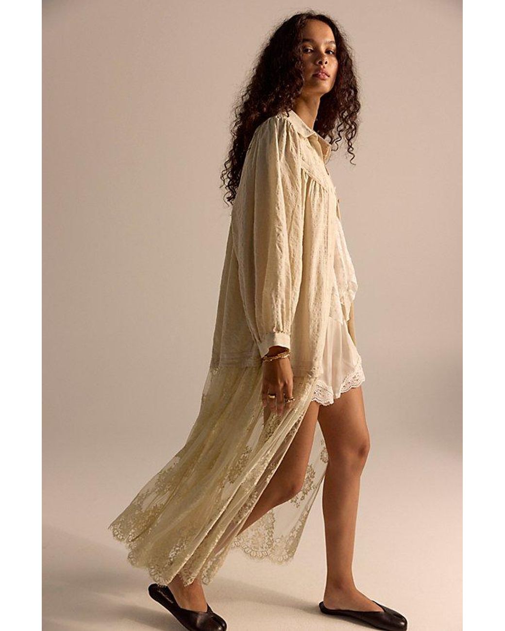 Intimately By Free People Natural Last Stop Maxi Top By