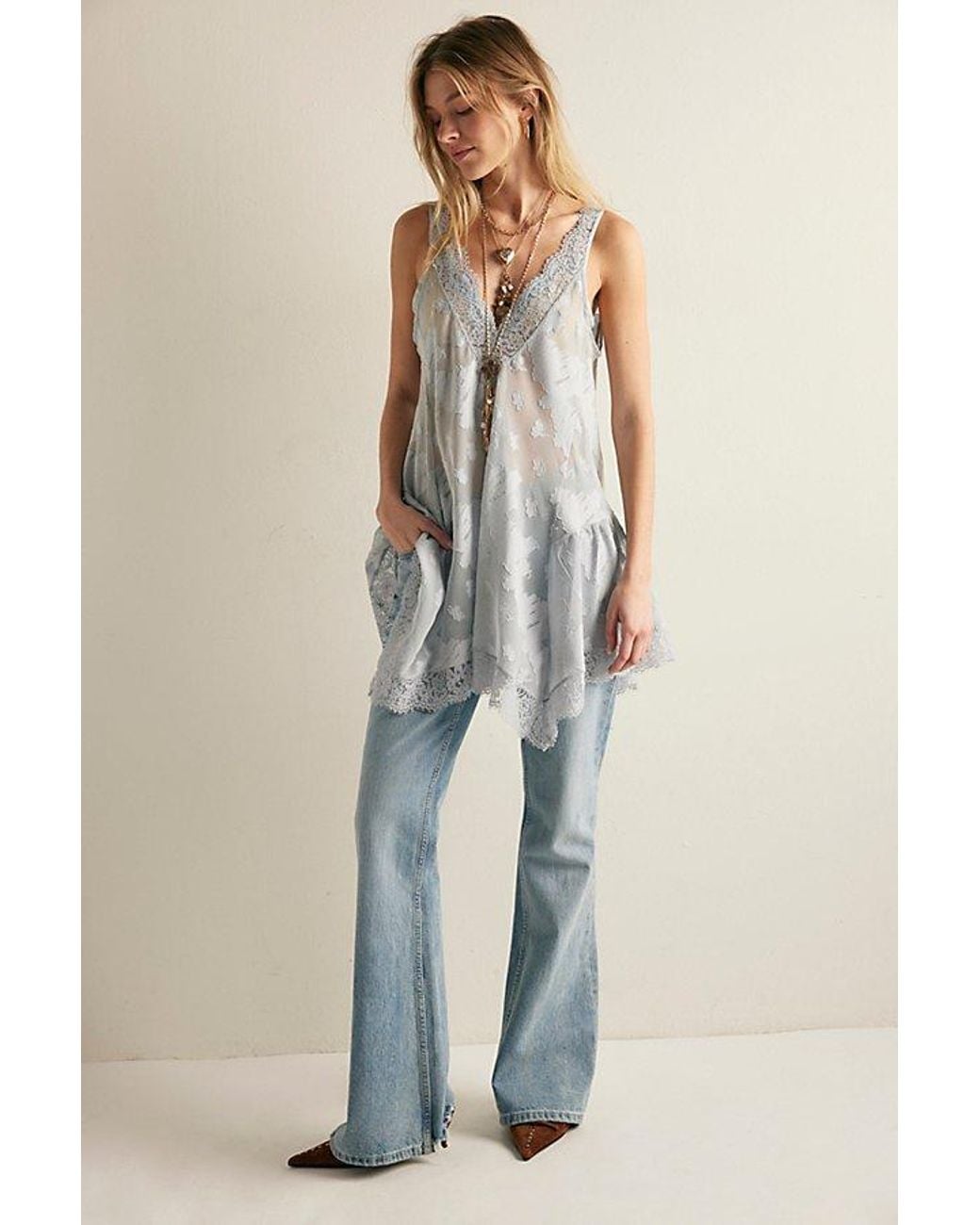 Intimately By Free People Multicolor Maybe Baby Mini Slip Dress By