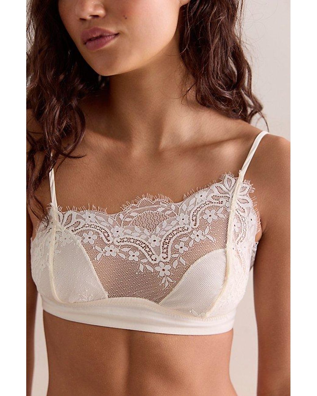 Intimately By Free People Brown Nolita Asymmetrical Bralette By