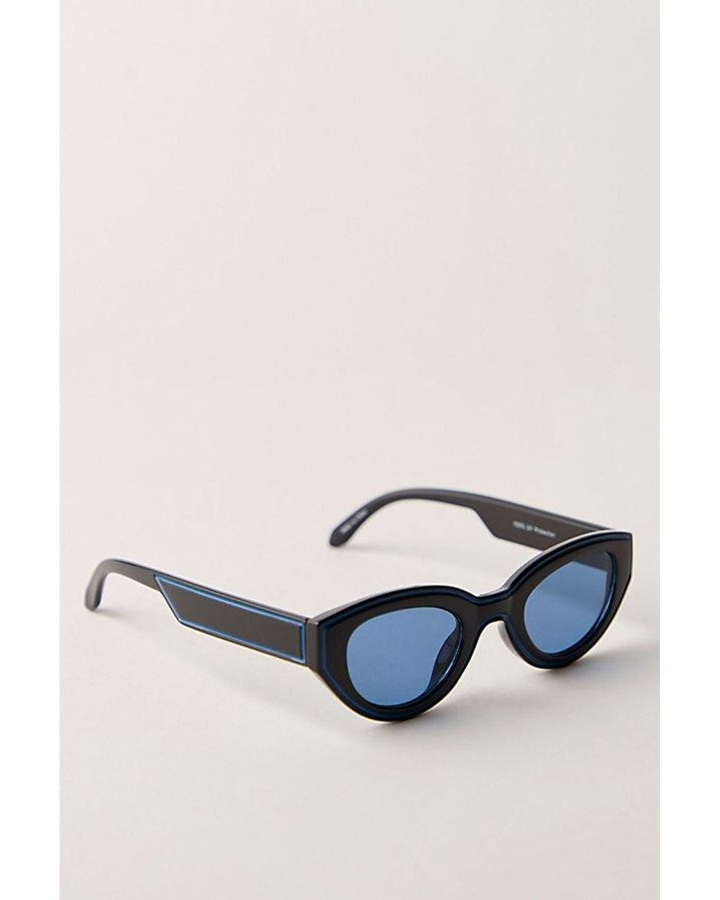 Free People Blue Joni Cat Eye Sunglasses