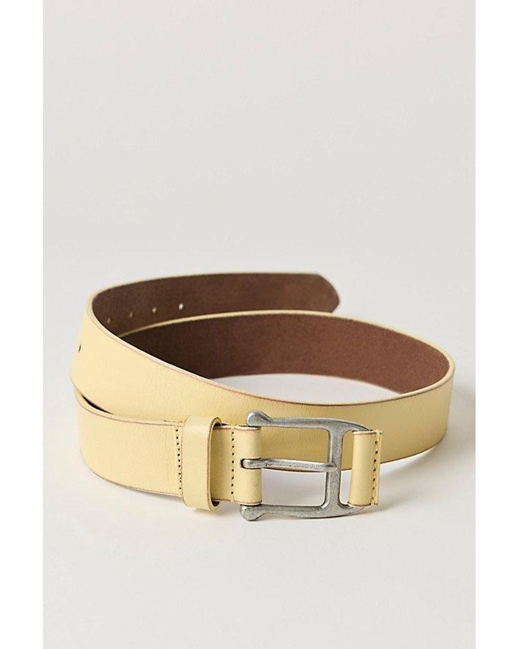 Free People Natural Carraway Leather Belt