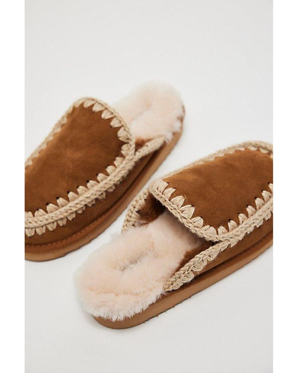 Mou Blue Campfire Slippers