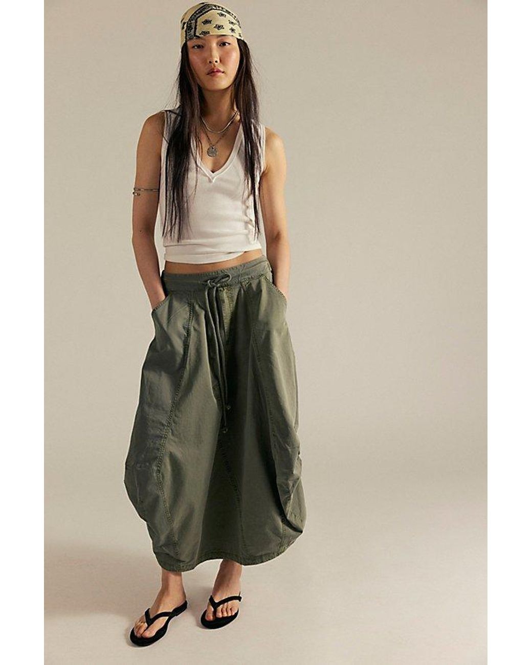 Free People ★ Willow Poplin Midi Skirt Women's Free People Willow Poplin Midi | Zappos.com