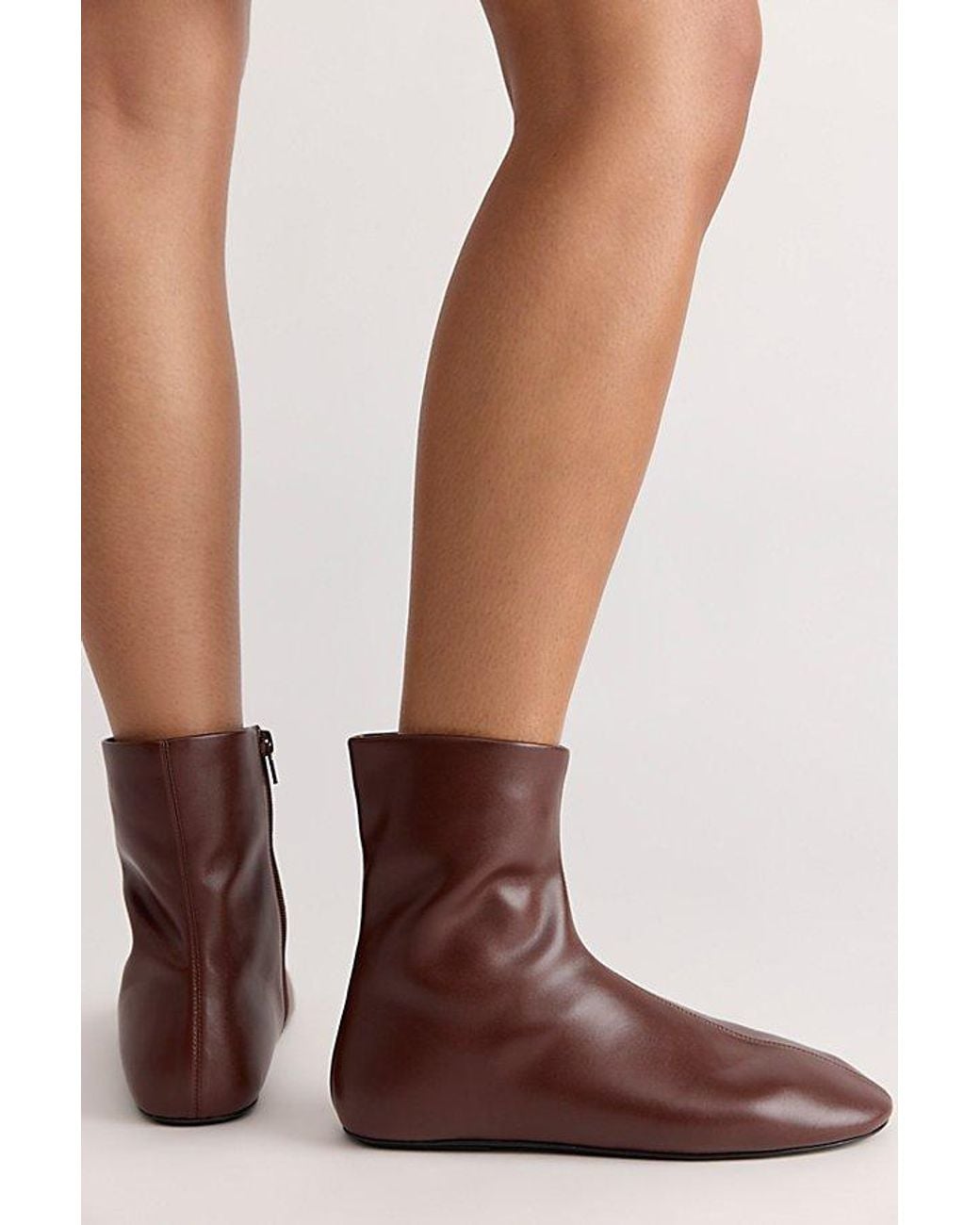 Jeffrey Campbell Brown Lost Sole Ballet Boots Shoe By
