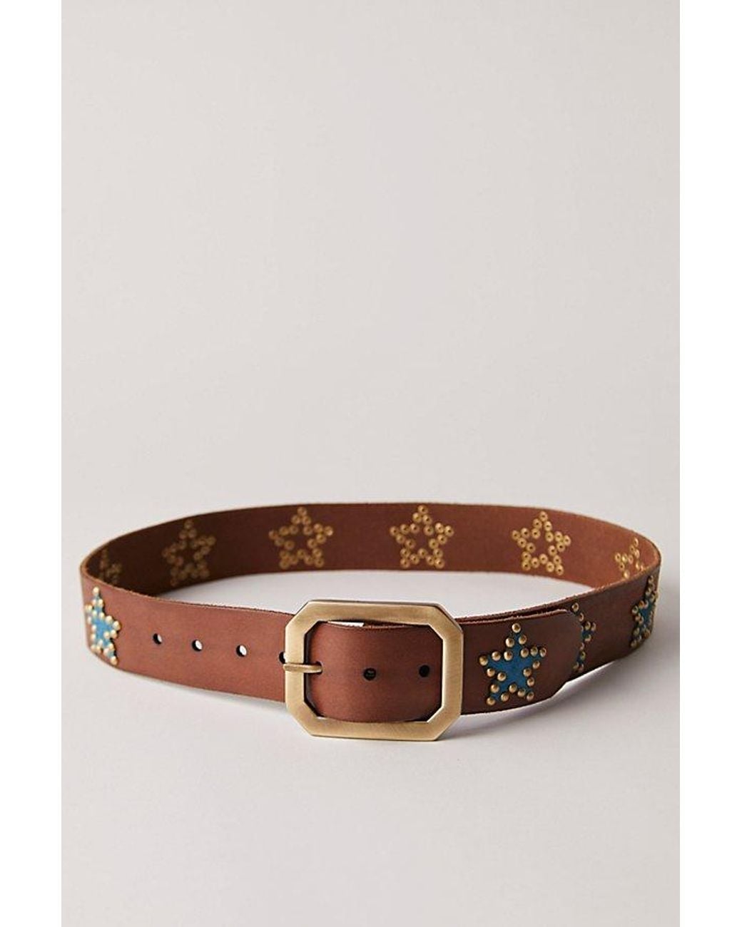 Free People Blue Starcrossed Studded Belt