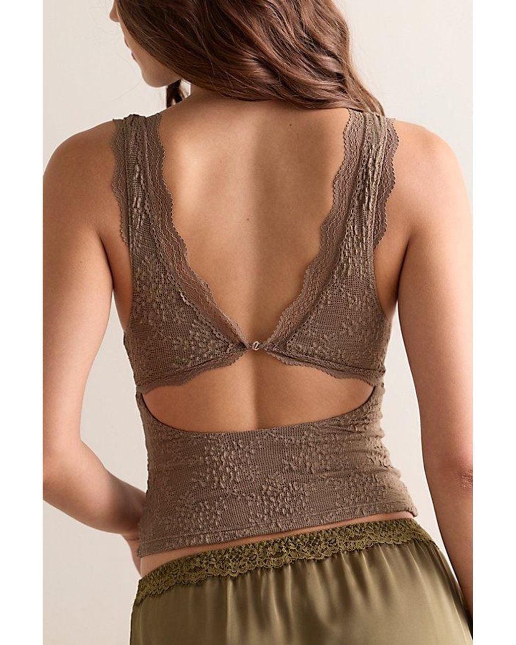 Intimately By Free People Natural Loved You First Lace Cami By