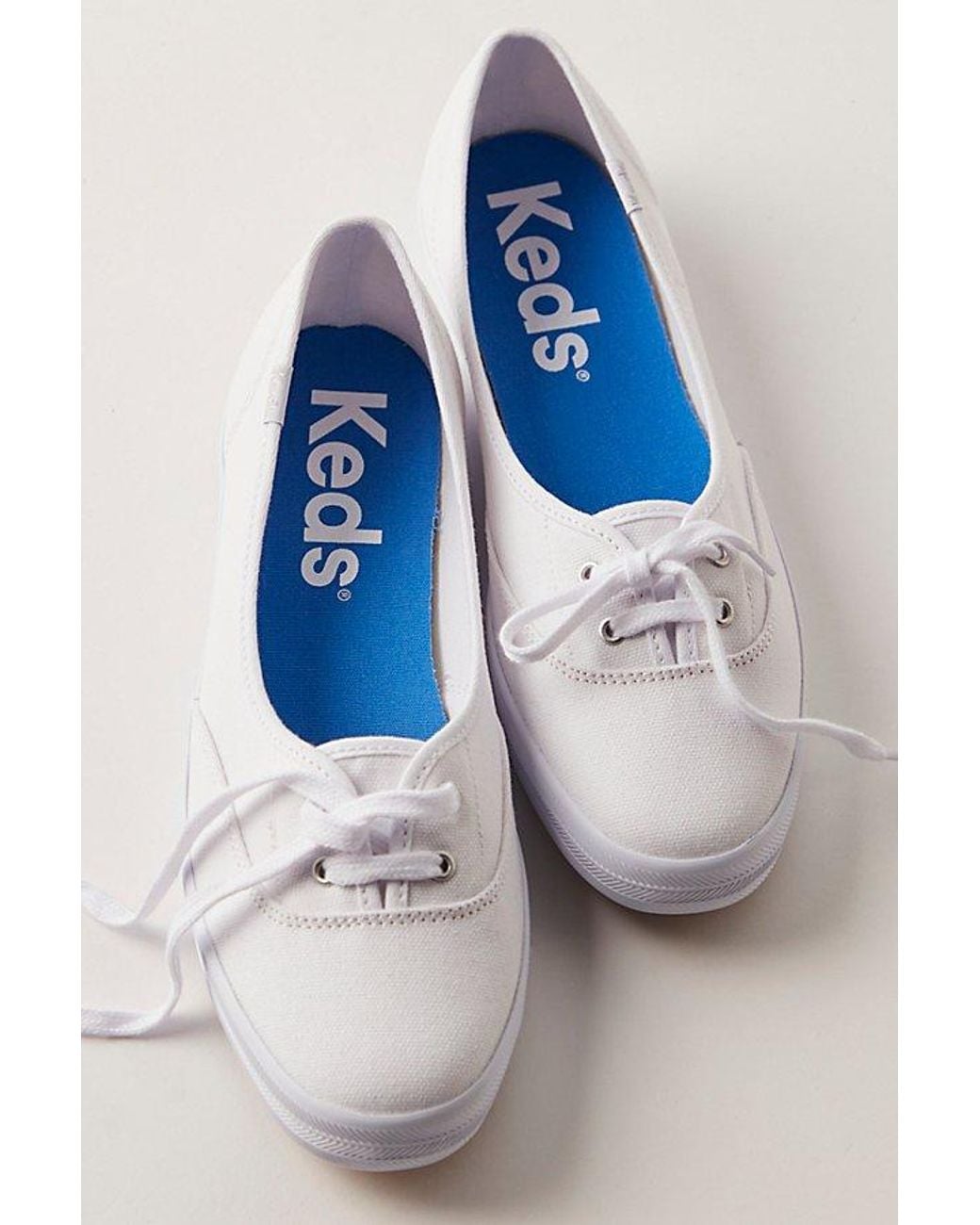 Keds Blue The Mini Canvas Slip-Ons