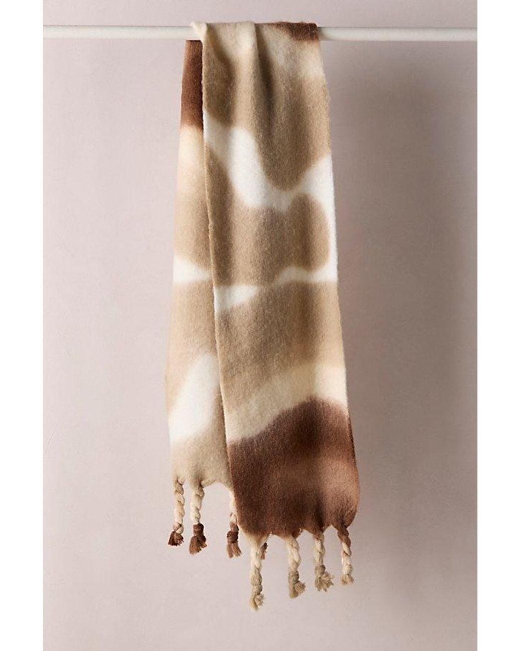 Free People Brown Winter Days Blanket Scarf