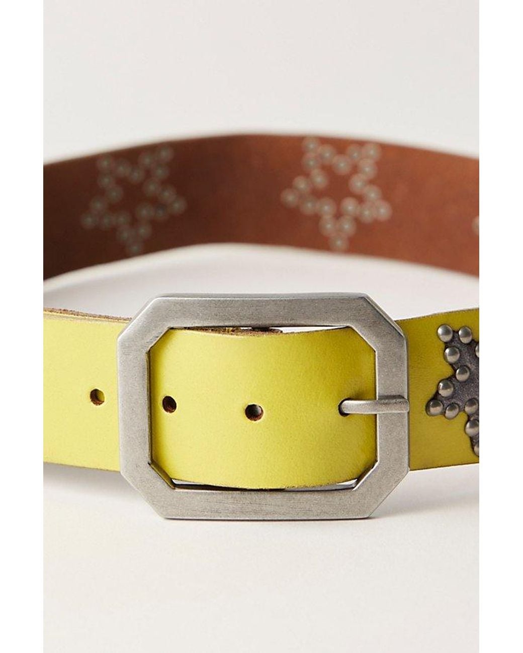 Free People Blue Starcrossed Studded Belt
