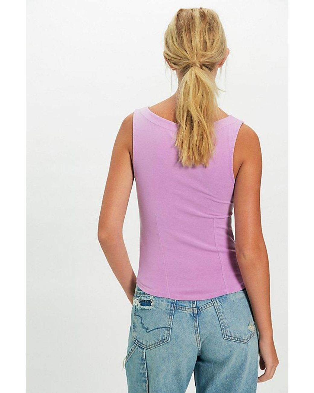 Free People Purple We The Free Iconic Tank