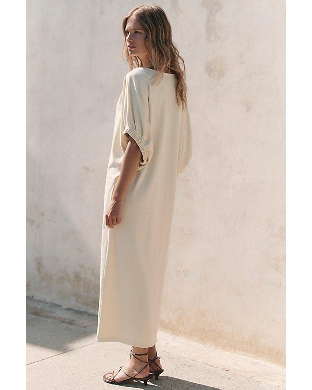 free-est Natural Woke Up Like This Midi Dress By