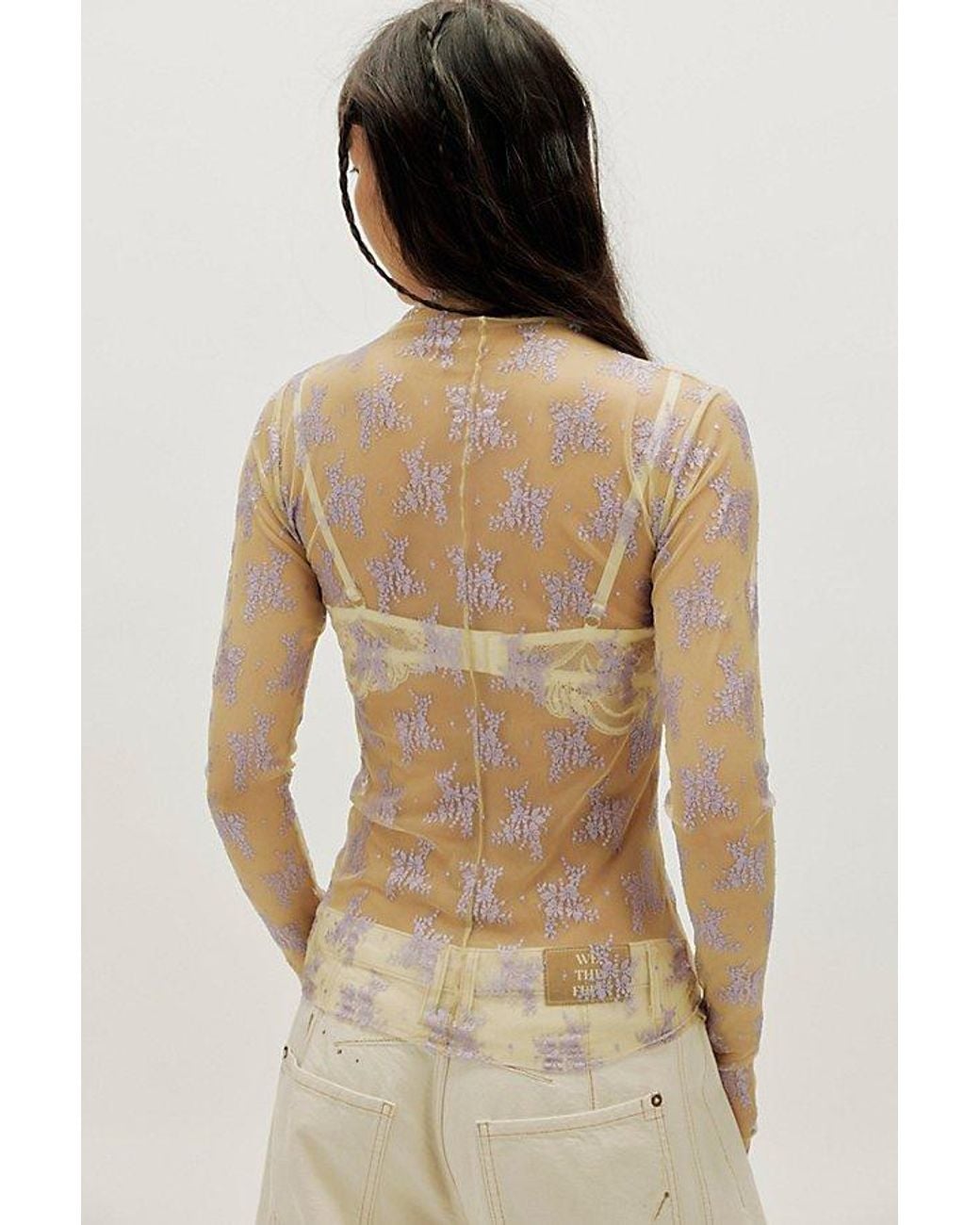 Intimately By Free People Natural Lady Lux Layering Top By