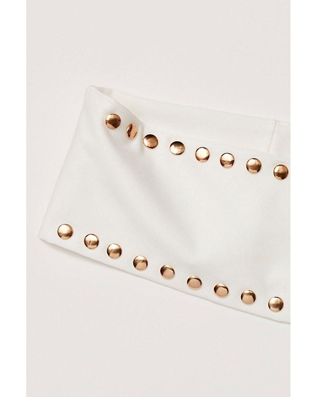 Free People Natural Abbey Studded Soft Headband