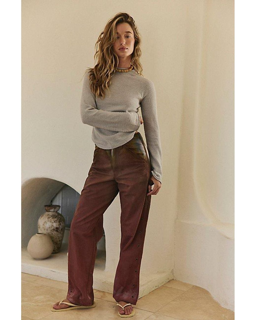 free-est Natural Jodi Sweater Skirt Set By