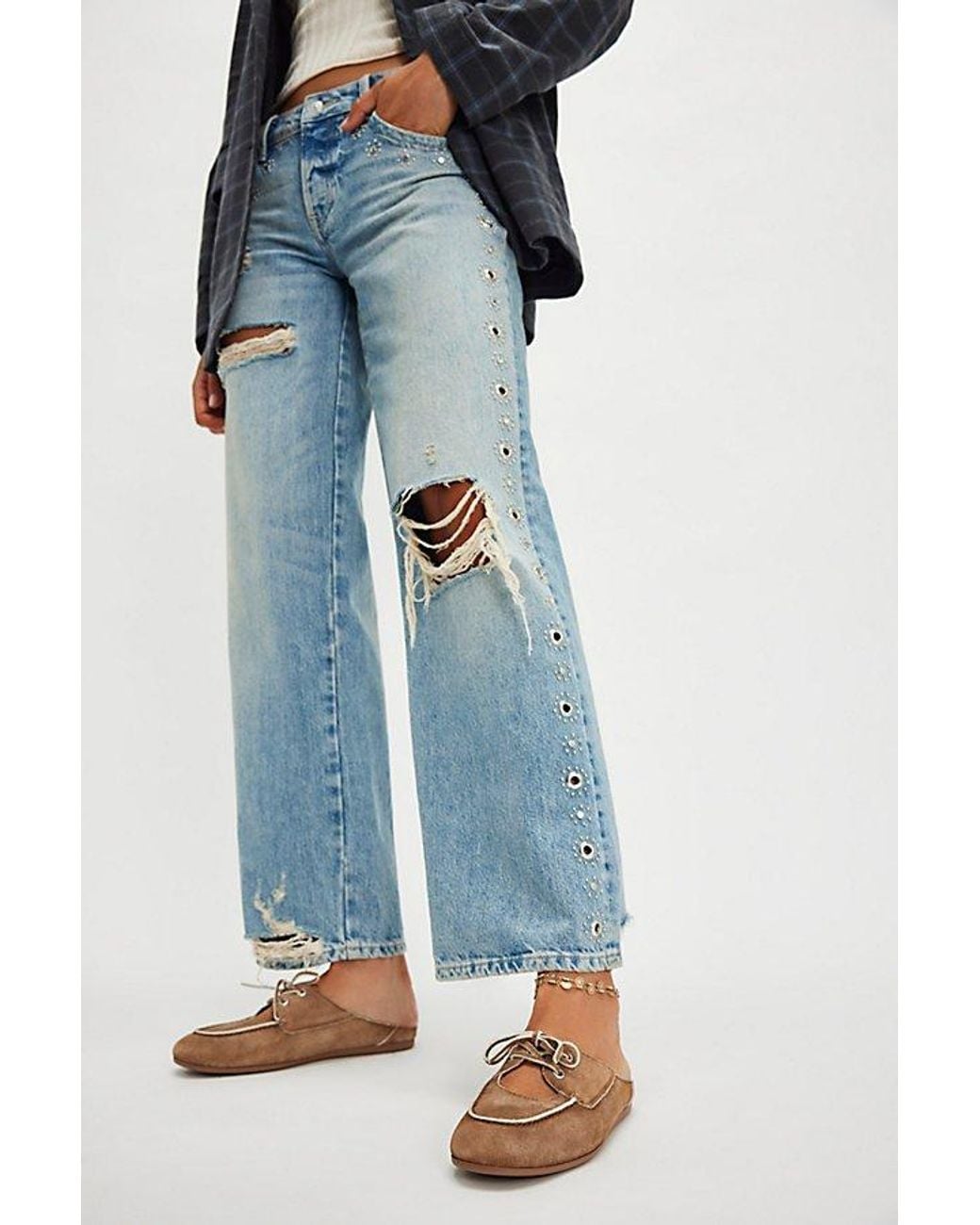 Jeffrey Campbell Blue Yachting Day Boat Mules By
